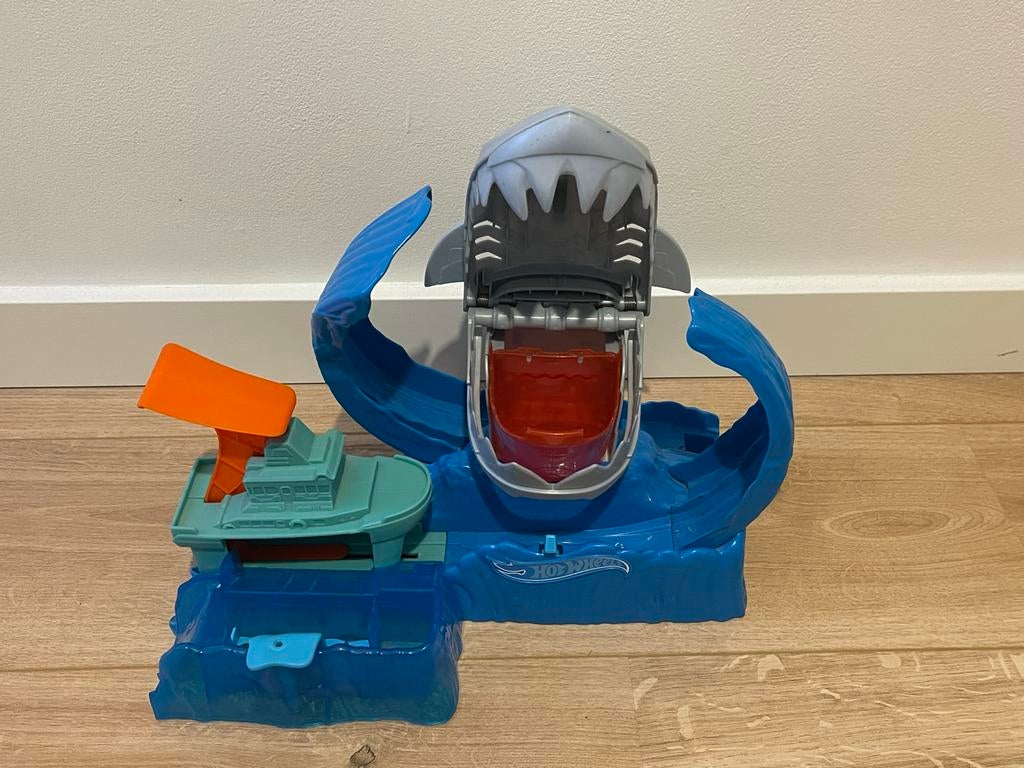 Hot Wheels Haaien Aanval - Zonder Auto's, Ophalen of Verzenden, Hot Wheels, Handmatig, Racebaan