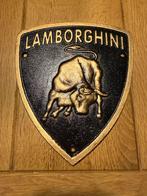 Lamborghini bordje gietijzer massief 3d, Ophalen of Verzenden, Nieuw, Auto's