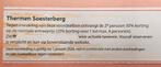 Sauna Thermen Soesterberg 2e persoon 50% korting, Tickets en Kaartjes, Kortingen en Cadeaubonnen