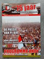 Programmaboekje Feyenoord Supportersvereniging 75 jaar, Ophalen of Verzenden, Zo goed als nieuw, Feyenoord, Boek of Tijdschrift