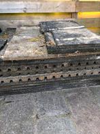 Rubber tegels, Tuin en Terras, Gebruikt, Overige typen, Rubber, Ophalen of Verzenden