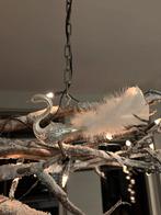 Kerstbal vogel paradijsvogel wit zilver, Diversen, Kerst, Ophalen, Gebruikt