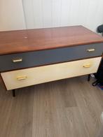 Vintage laag dressoir, Huis en Inrichting, Kasten | Dressoirs, Ophalen, 25 tot 50 cm