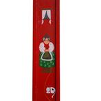 Vintage houten breinaaldendoos 43 cm, Gebruikt, -, -, Ophalen of Verzenden