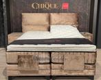 Norma Boxspring Vanquish Hotel Chique Dreambedden, Beige, Ophalen of Verzenden, Hotel Chique, Nieuw