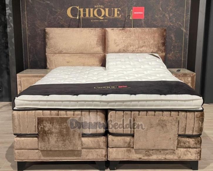 Norma Boxspring Vanquish Hotel Chique Dreambedden, Huis en Inrichting, Slaapkamer | Boxsprings, Nieuw, Tweepersoons, Beige, Overige kleuren