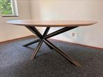 Ovale eettafel 220x120, gunmetal kleur poten, Huis en Inrichting, Tafels | Eettafels, Ophalen, 100 tot 150 cm, 200 cm of meer