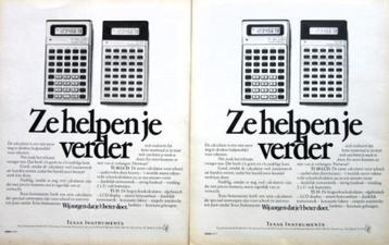 13 vintage reclames advertenties rekenmachine 63-86 TI Seiko beschikbaar voor biedingen