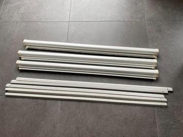 Rolhor, insectenhor 3 stuks wit BXH 123x131 cm. beschikbaar voor biedingen