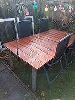 Tuinset - Tafel met 4 stoelen, Ophalen, Gebruikt, Tuinset, Overige materialen