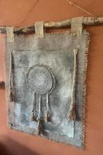 Uniek sober wandkleed, 60 x 80 cm NIEUW ! Kalkverf decoratie, Ophalen, Nieuw