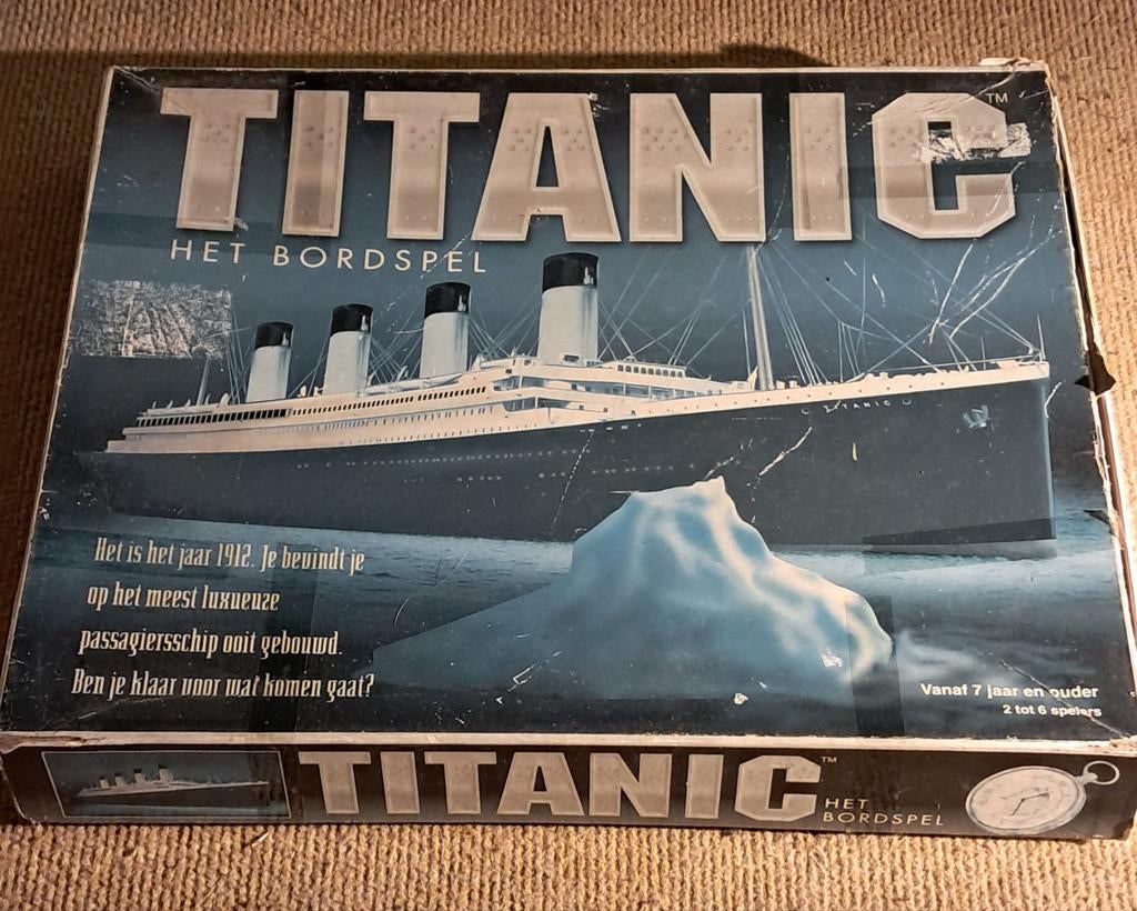 TITANIC het bordspel, Hobby en Vrije tijd, Gezelschapsspellen | Bordspellen, Ophalen of Verzenden