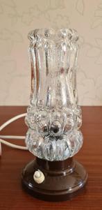 te koop: tafellamp of bedlampje, retro vintage jaren 60 / 70, Ophalen of Verzenden, Gebruikt, Glas, Retro vintage seventies
