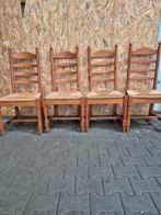 Grenen stoelen, Huis en Inrichting, Stoelen, Ophalen, Gebruikt, Bruin