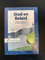 Elly Straatman - Stad en Beleid, Nieuw, Ophalen of Verzenden, Elly Straatman, Nederland