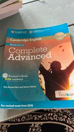 Complete Advanced Cambridge English, Ophalen of Verzenden, Zo goed als nieuw