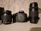 Canon EOS 2000D met 2 lenzen, Gebruikt, Spiegelreflex, Canon, Ophalen of Verzenden