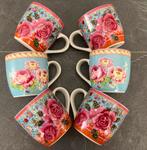 Albert Heijn (AH) bloemmotief mokken, 8,5 cm hoog., Ophalen, Zo goed als nieuw, Overige stijlen, Kop(pen) en/of Schotel(s)