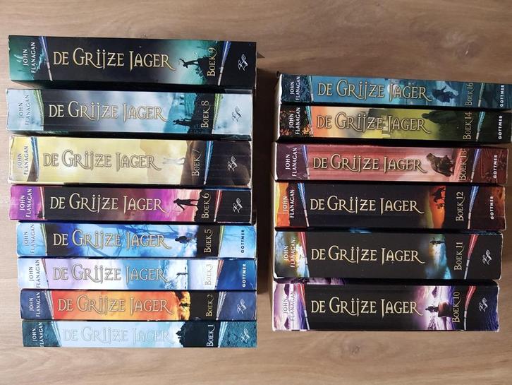 de Grijze Jager (14x) John Flanagan, Boeken, Kinderboeken | Jeugd | 10 tot 12 jaar, Gelezen, Verzenden