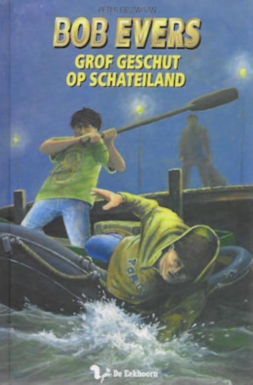 Peter de Zwaan: BOB EVERS - grof geschut op schateiland (hc), Boeken, Avontuur en Actie, Zo goed als nieuw, Ophalen of Verzenden