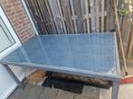 Tuin tafel, Tuin en Terras, Ophalen, Gebruikt, Rechthoekig