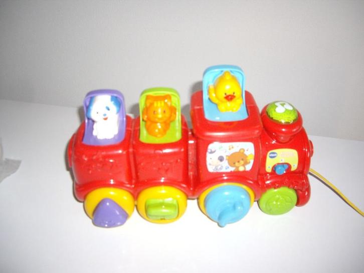 vtech trein/plopbord/beertje/liedjesboek, Kinderen en Baby's, Speelgoed | Vtech, Zo goed als nieuw, 2 tot 4 jaar, Ophalen of Verzenden