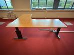 Instelbaar hoekbureau links 200x240/80xH64-86 cm, 4 stuks, Huis en Inrichting, Bureaus, Verzenden, In hoogte verstelbaar, Gebruikt