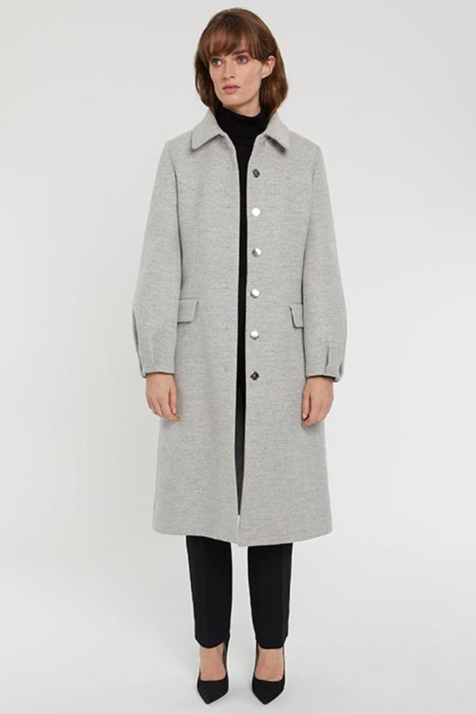Paule Ka wollen jas mantel maat F40 NL 38 grijs, Kleding | Dames, Jassen | Winter, Nieuw, Maat 38/40 (M), Grijs, Verzenden