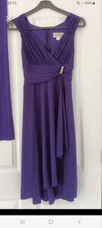 Kerst cocktail avond jurk paars met schouder sluier, Kleding | Dames, Gelegenheidskleding, Ophalen of Verzenden, Zo goed als nieuw