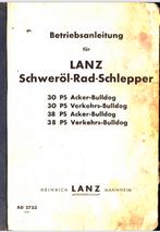 Lanz bulldog HR5 HR6 handleiding, Antiek en Kunst, Antiek | Boeken en Bijbels, Ophalen of Verzenden
