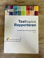 Studieboek Taaltopics: Rapporteren, Boeken, Ophalen of Verzenden, Beta, Zo goed als nieuw, HBO