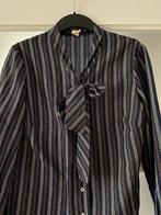 Vintage Ermiso Ky Finland blouse - Maat 40, Kleding | Dames, Blouses en Tunieken, Maat 38/40 (M), Ermiso Ky, Blauw, Ophalen of Verzenden