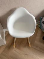 Witte schommelstoel, Ophalen, Zo goed als nieuw, Wit, Eén