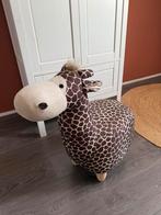Giraffe poef / kruk, Huis en Inrichting, Ophalen, Zo goed als nieuw, Rond, Minder dan 50 cm