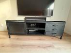 Tv meubel industriëel van metaal, Ophalen, 150 tot 200 cm, Zo goed als nieuw, Minder dan 100 cm