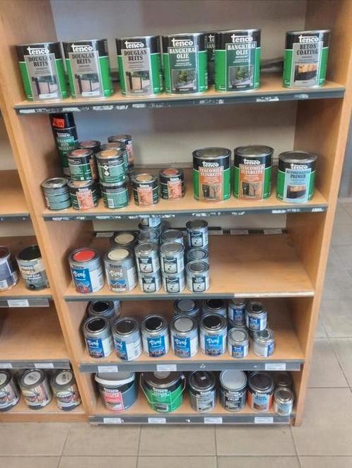 Tenco verf mooie partij 80 stuks €100.00, Doe-het-zelf en Verbouw, Verf, Beits en Lak, Nieuw, Verf, Minder dan 5 liter, Ophalen