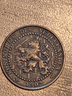 1902 Wilhelmina 1 Cent - Zeldzaam!, Ophalen of Verzenden, Koningin Wilhelmina, 1 cent, Losse munt
