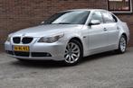 BMW 5-serie 520i Executive '03 Leder Cruise Navi, Achterwielaandrijving, Gebruikt, Zwart, Navigatiesysteem