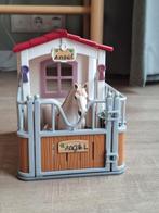 Schleich stal met paard te koop, Verzamelen, Speelgoed, Ophalen of Verzenden, Zo goed als nieuw