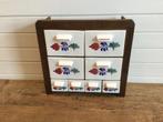 Boerenbont Boch België Vintage Kruidenkast, Overige typen, Ophalen of Verzenden, Zo goed als nieuw, Aardewerk