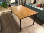 Dining Table LAREDO Dark Brown 150 cm 90 cm, Ophalen, Overige materialen, Gebruikt, 100 tot 150 cm