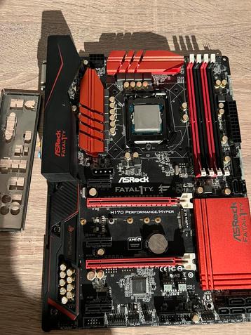 Asrock Fatal1ty H170 + i7 6700 beschikbaar voor biedingen