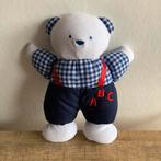 ABC beer knuffel met tuinbroek, Ophalen of Verzenden, Zo goed als nieuw, Beer