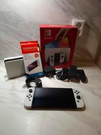 Nintendo Switch OLED, Spelcomputers en Games, Spelcomputers | Nintendo Switch, Ophalen, Zo goed als nieuw, Met 2 controllers, Switch OLED