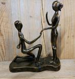 HUWLIJKS AANZOEK / bronzen beeld, Ophalen of Verzenden