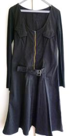 z.g.a.n. IKKS zwarte lange jurk maat 40-42., Kleding | Dames, Jurken, Maat 38/40 (M), IKKS, Zwart, Ophalen of Verzenden