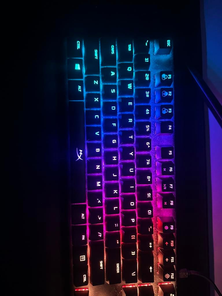 HyperX Alloy Origins Core (RGB Mechanisch Toetsenbord, Ophalen, Zo goed als nieuw, Gaming toetsenbord