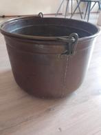 koperen ketel voor openhaard hout, Antiek en Kunst, Ophalen