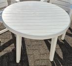 Ronde tuintafel, Tuin en Terras, Ophalen, Gebruikt, Rond, Kunststof