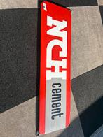 Vintage NCH Cement Reclamebord, Ophalen of Verzenden, Gebruikt